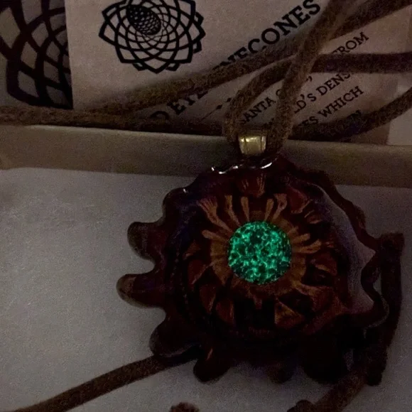 Third Eye Pinecone Necklace - Picture 12 of 12